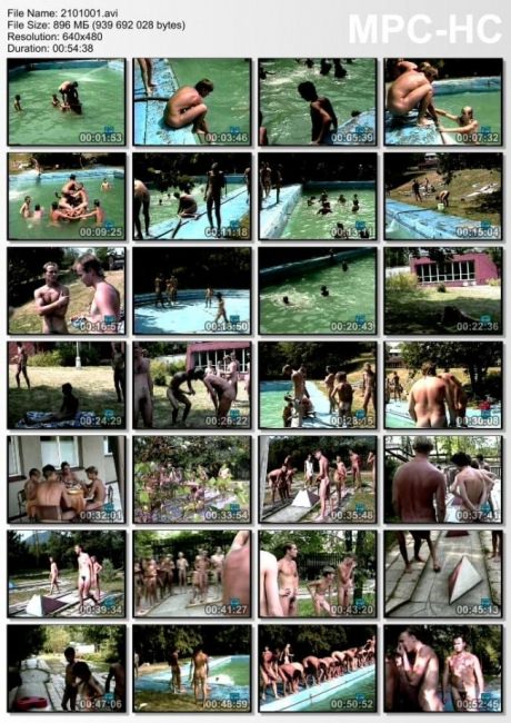 Boys and men nudists - nudist camp video (natirist beauty)